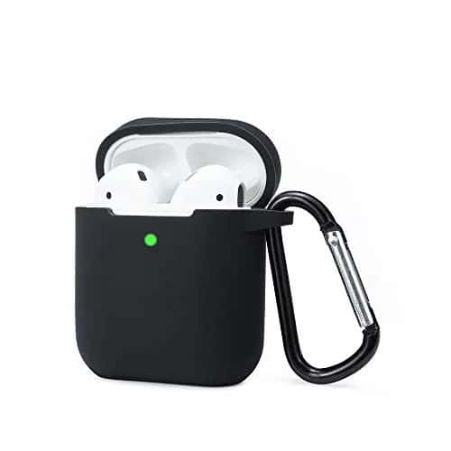 Case de Silicona para AirPods 1, 2 y 3 + Sujetador metálico. - Miniatura 1
