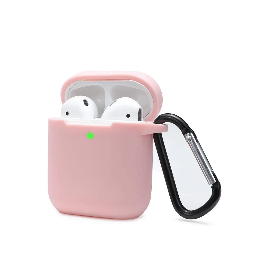 Case de Silicona para AirPods 1, 2 y 3 + Sujetador metálico. - Miniatura 3