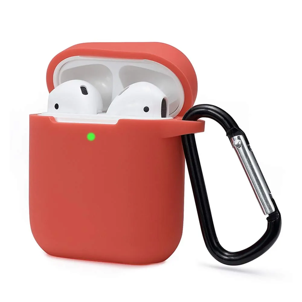 Case de Silicona para AirPods 1, 2 y 3 + Sujetador metálico. - Miniatura 4