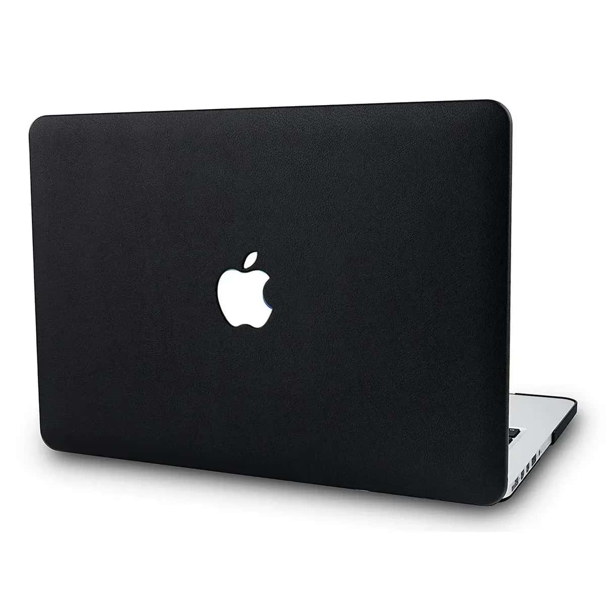 Carcasas estilo cuero para MacBook con manzana calada [ Pro, Retina, Air, TouchBar, Air Retina, M1, M2, M3 ] [ 11', 12', 13', 14', 15', 16' ] [ 2026 ] - Miniatura 2