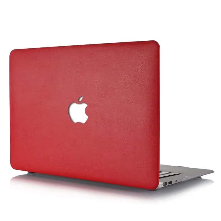 Carcasas estilo cuero para MacBook con manzana calada [ Pro, Retina, Air, TouchBar, Air Retina, M1, M2, M3 ] [ 11', 12', 13', 14', 15', 16' ] [ 2026 ] - Miniatura 3