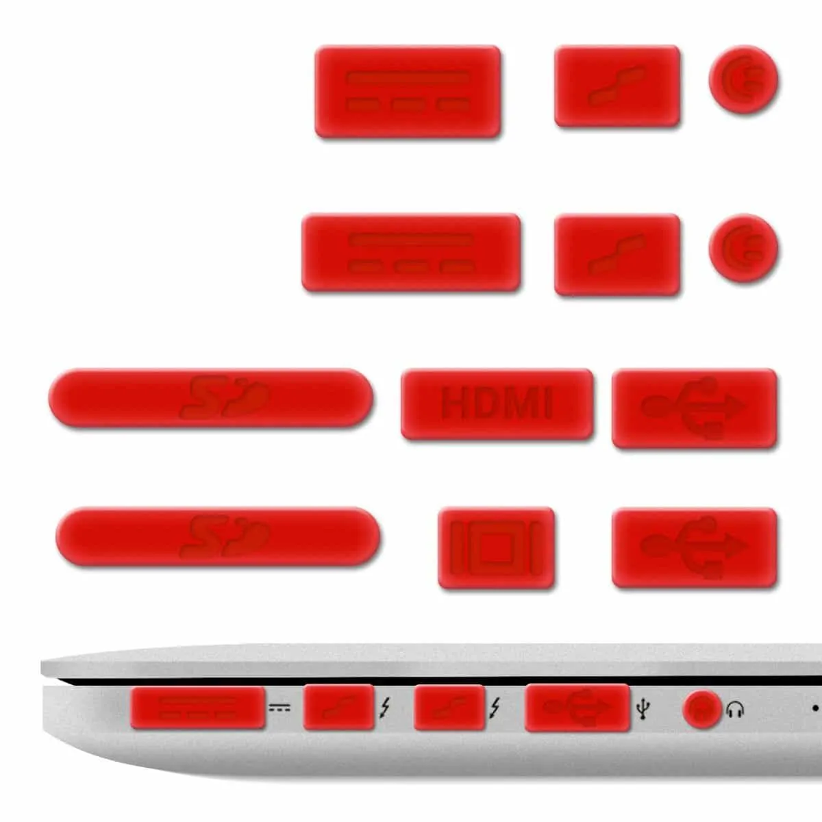 Cubre Puertos para MacBook [ Pro, Retina, Air, TouchBar, Nuevo Air ] M1 / M2 / M3 / M4 - Miniatura 6