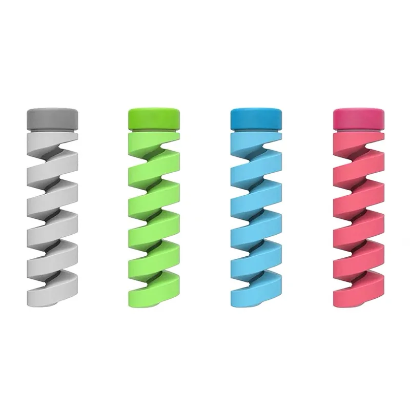 Protector de cable espiral para cargador Magsafe y Cable Lightning [ Mil el Par ]. - Miniatura 2