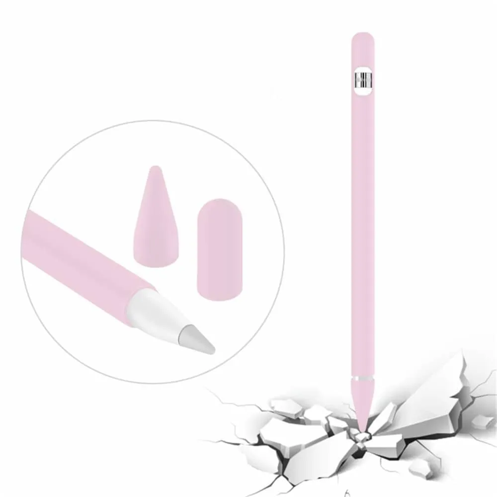 Funda de silicona para Apple Pencil 1 [ Negro / Azul / Morado / Blanco ] - Miniatura 2
