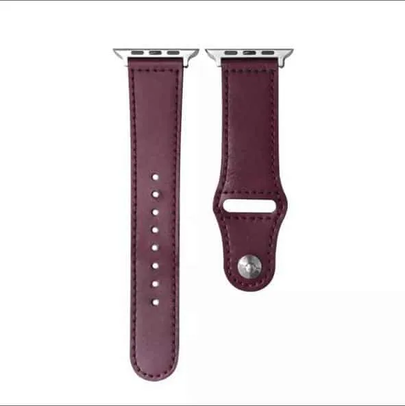 Correa de cuero para Apple Watch 1 / 2 / 3 / 4 / 5 / 6 / 7 / SE [ 38, 40, 41, 42, 44 y 45mm ] - Miniatura 4