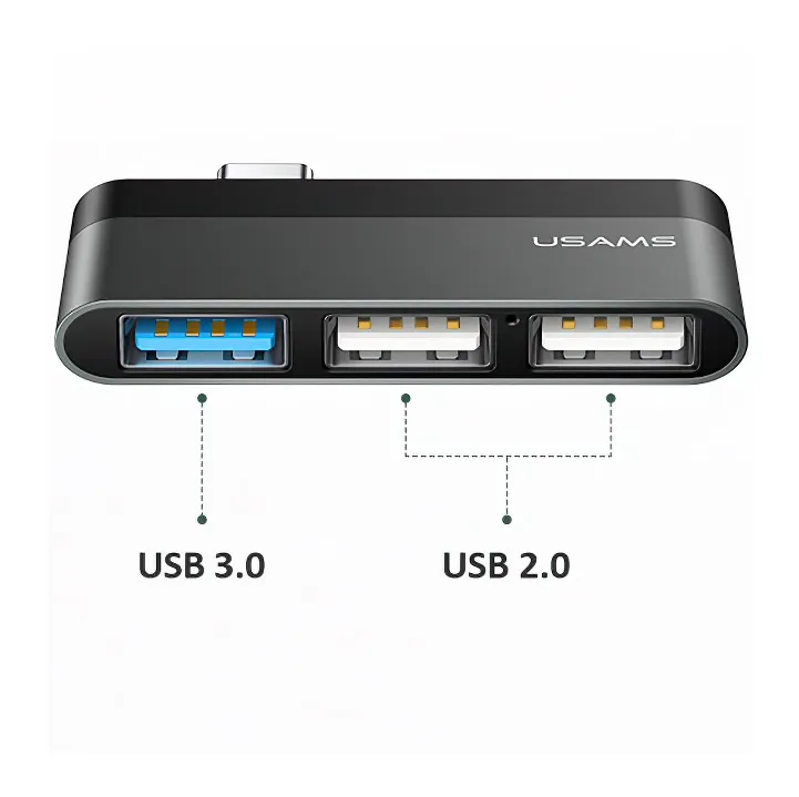 Hub USB-C [ 3 x USB 3.0 ] Para MacBook con USB-C y iPad con USB-C - Miniatura 2