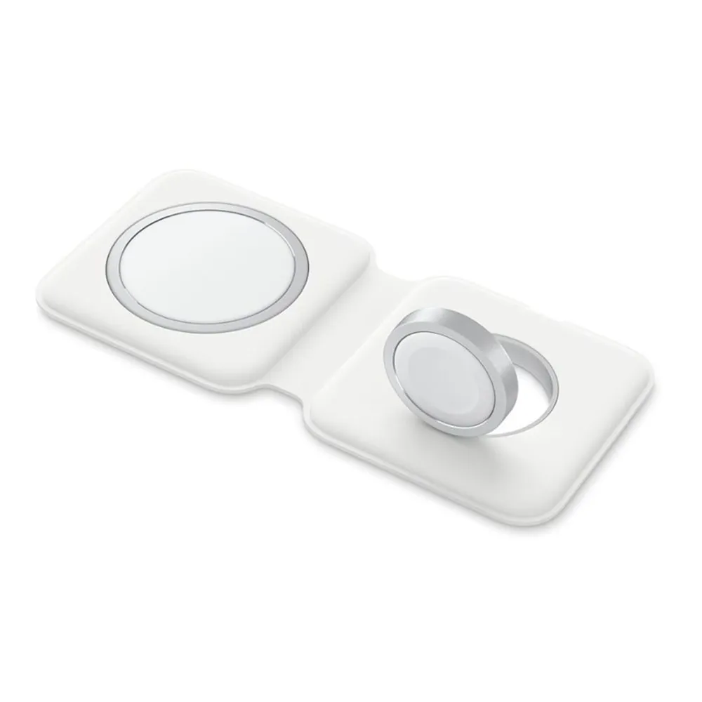 Cargador inalámbrico 2 en 1 para iPhone 16 / 15 / 14 / 13 / 12 con Magsafe + Apple Watch 1 al 9 y SE - Miniatura 1