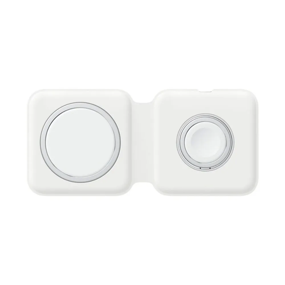 Cargador inalámbrico 2 en 1 para iPhone 16 / 15 / 14 / 13 / 12 con Magsafe + Apple Watch 1 al 9 y SE - Miniatura 2