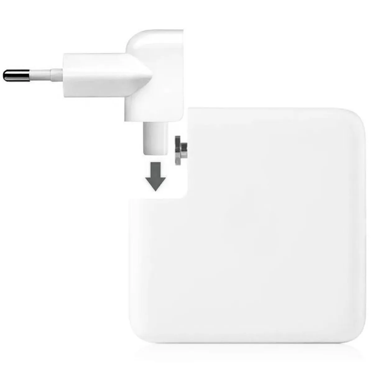 Cargador alternativo 61W USB-C Blanco para TouchBar 13' y Nuevo MacBook Pro 13' [ A2338 / A2289 / A2251 / A2159 / A1989 / A1706 / A1708 ] - Miniatura 3