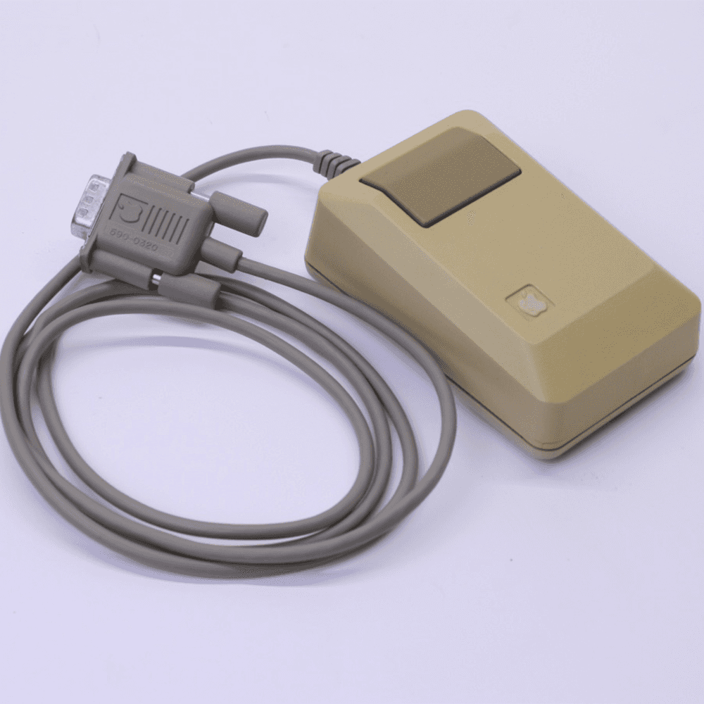 Mouse Vintage para colección Modelo M0100 de Apple II nunca usado. - Miniatura 1