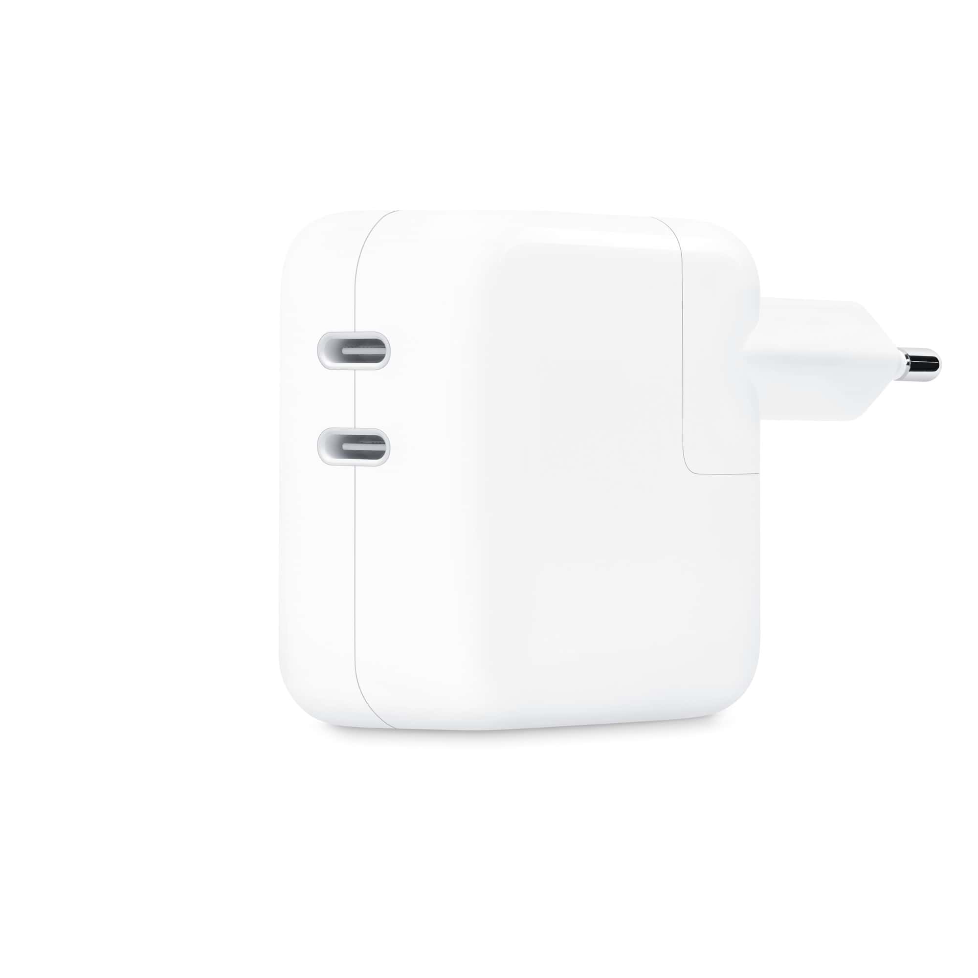 Adaptador de corriente de 35W con dos puertos USB-C Original Apple - Miniatura 1