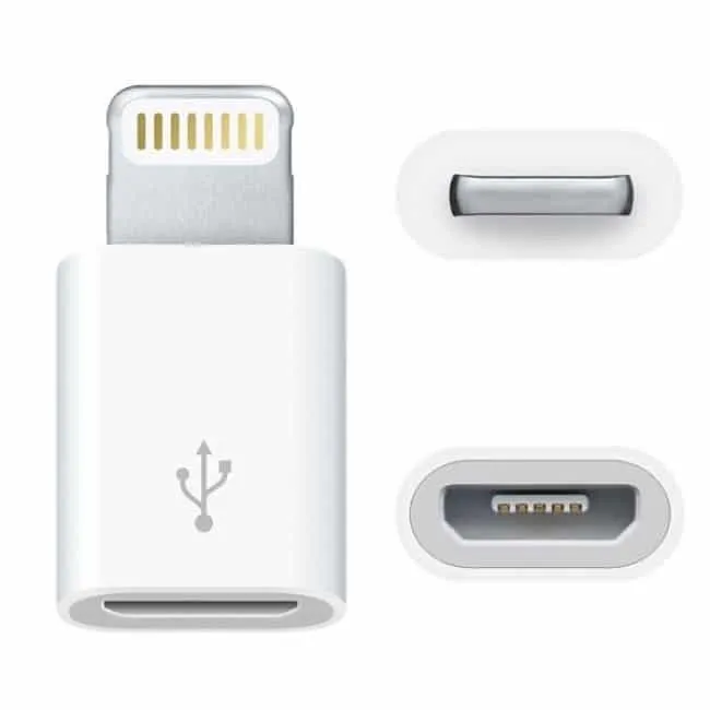 Lightning a Micro USB [ Carga con cable Android ]. - Vista 1