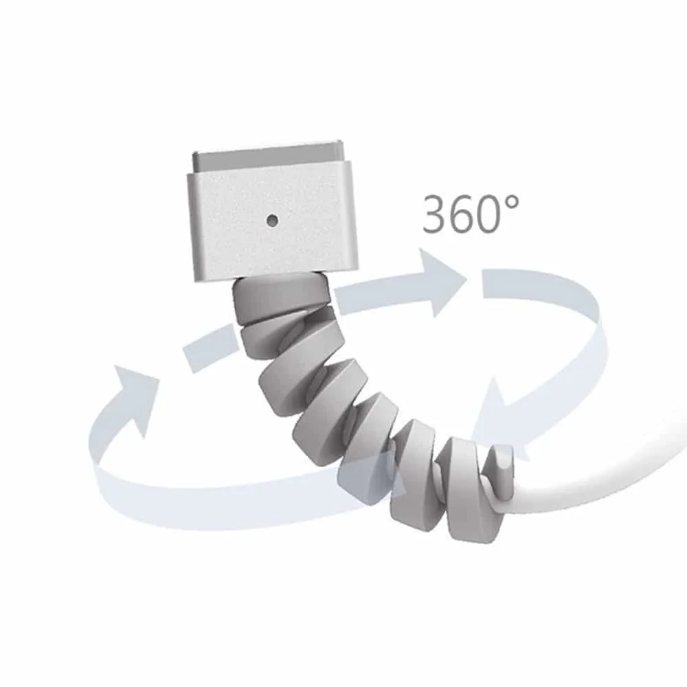 Protector de cable espiral para cargador Magsafe y Cable Lightning [ Mil el Par ]. - Vista 1