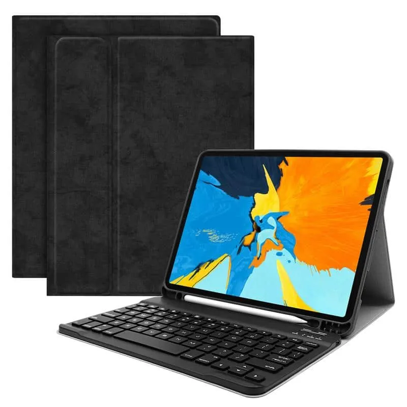Funda para iPad con Teclado español Bluetooth Wireless [ iPad Air 1 y 2 / New iPad 9.7' / New iPad 10.2' / Pro 10.5' / Pro 11' ]. - Vista 1
