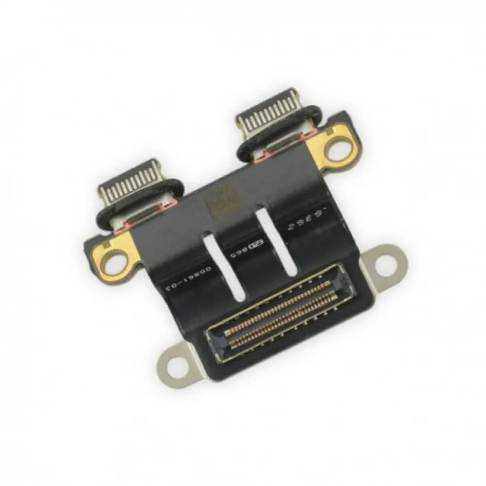 Flex / Puerto de Carga MacBook Pro TouchBar 13', 15', 16' [ A1706, A1707, A1990, A2141, A2251, A2289, A2338  ][ 2016 - 2022 ] Repuesto - Vista 1