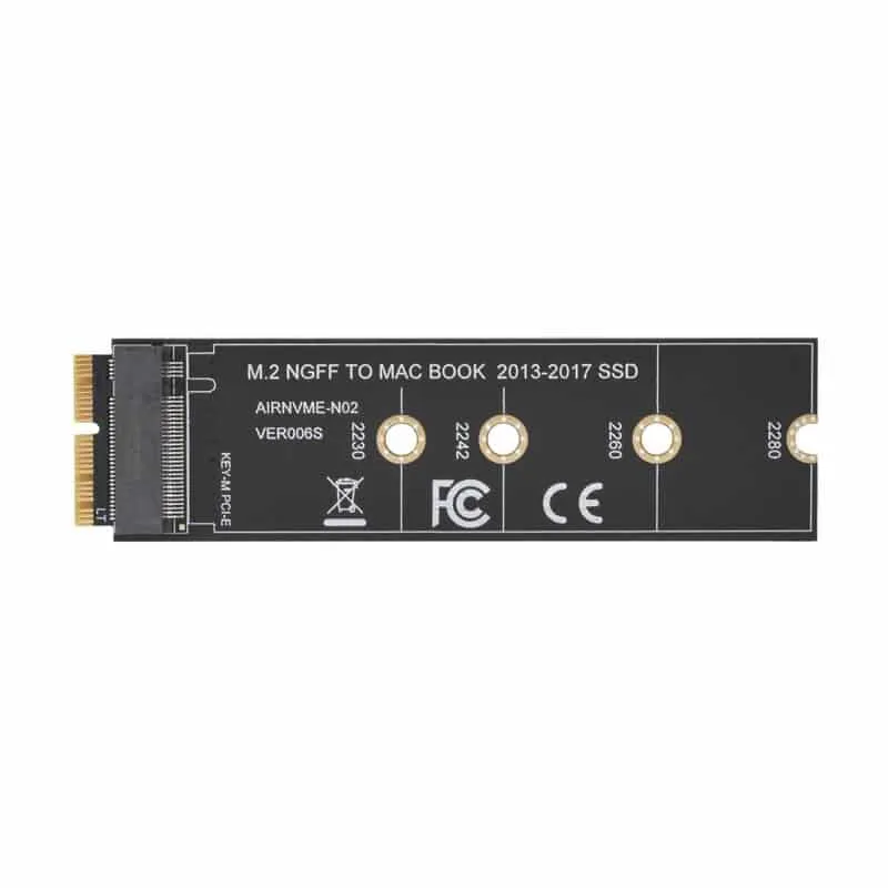 Adaptador Disco SSD MacBook [ PCI-e a M2 ] Retina [ 2013 - 2015 ] y Air [ 2013 - 2017 ] - Vista 1
