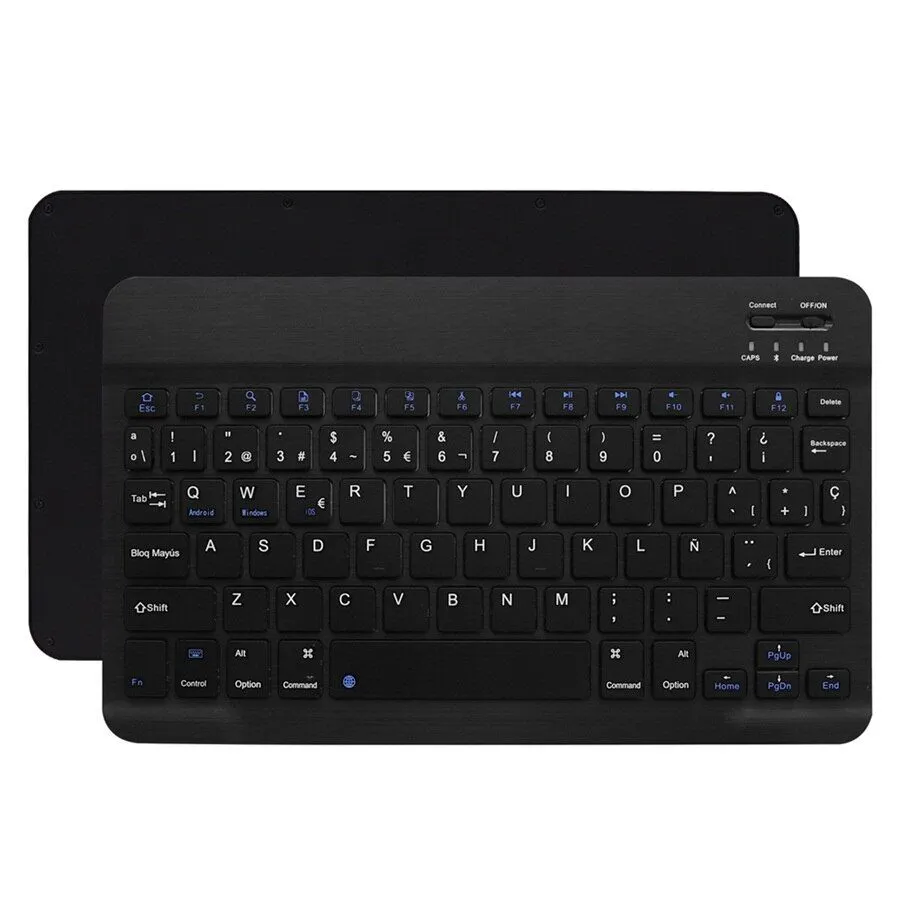Teclado inalámbrico bluetooth Ultra Slim para iPad, iPhone y MacBook [ Con Retro iluminación ] - Vista 1