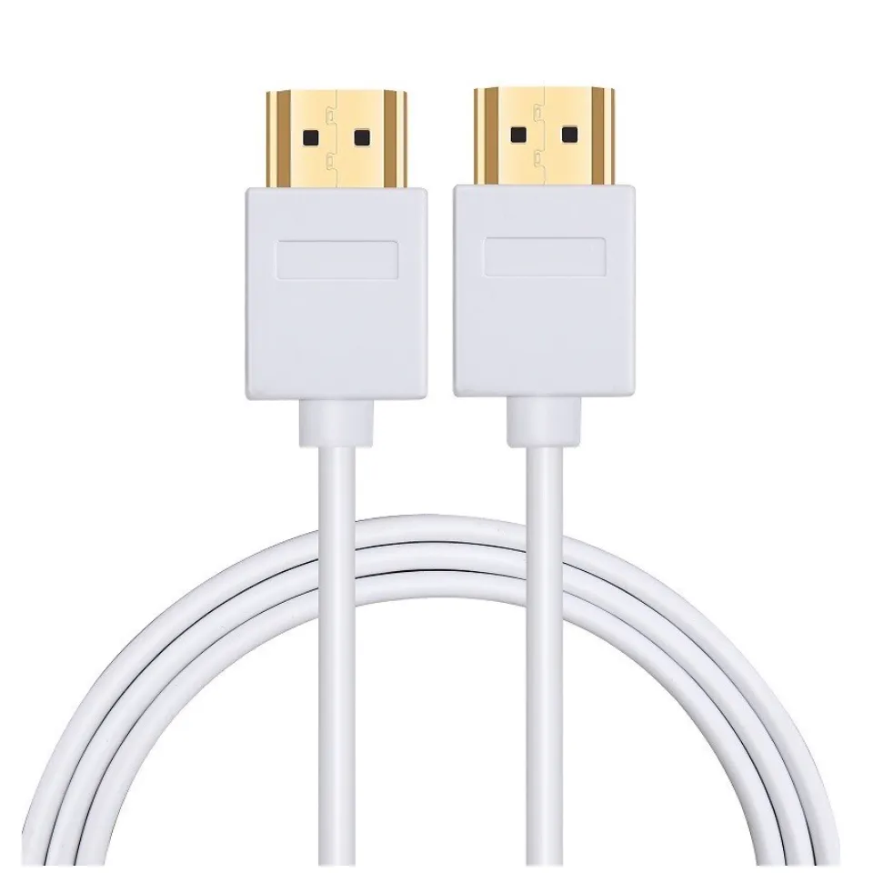 Cable HDMI Blanco y Negro , Certificado [ 2 metros, 3 metros y 5 metros ] - Vista 1