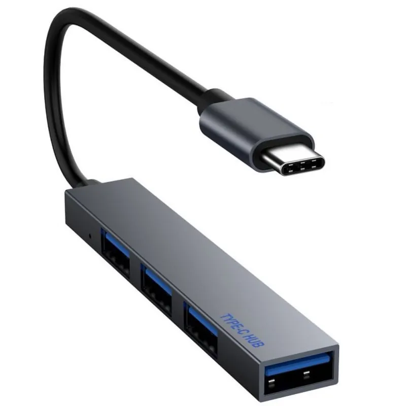 HUB USB-C Ultra Slim [ 4 x USB 3.0 ] [ TouchBar / M1 / Air Retina / iPad Pro ] - Vista 1