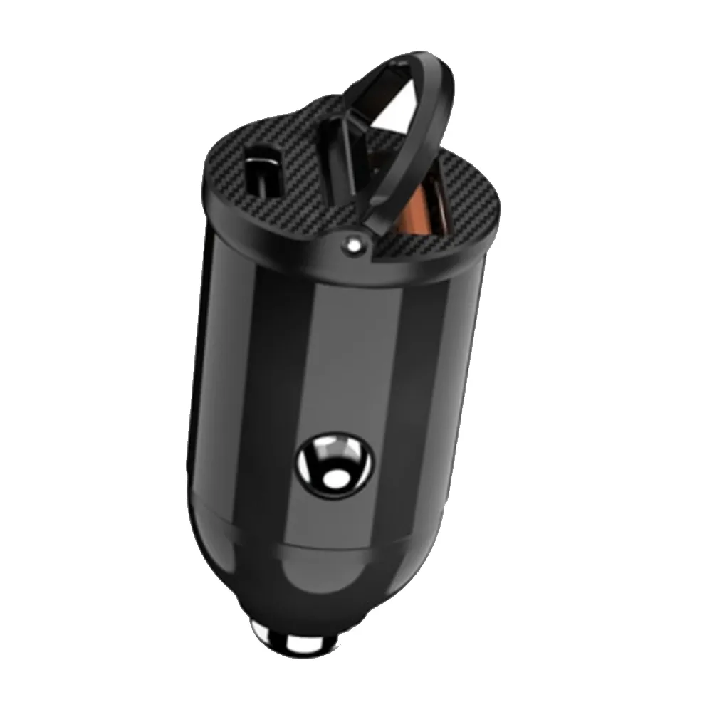 Cargador para Auto Dual Carga Rapida hasta 30W [ USB-C + USB Normal ] iPhone 5 al 16. - Vista 1