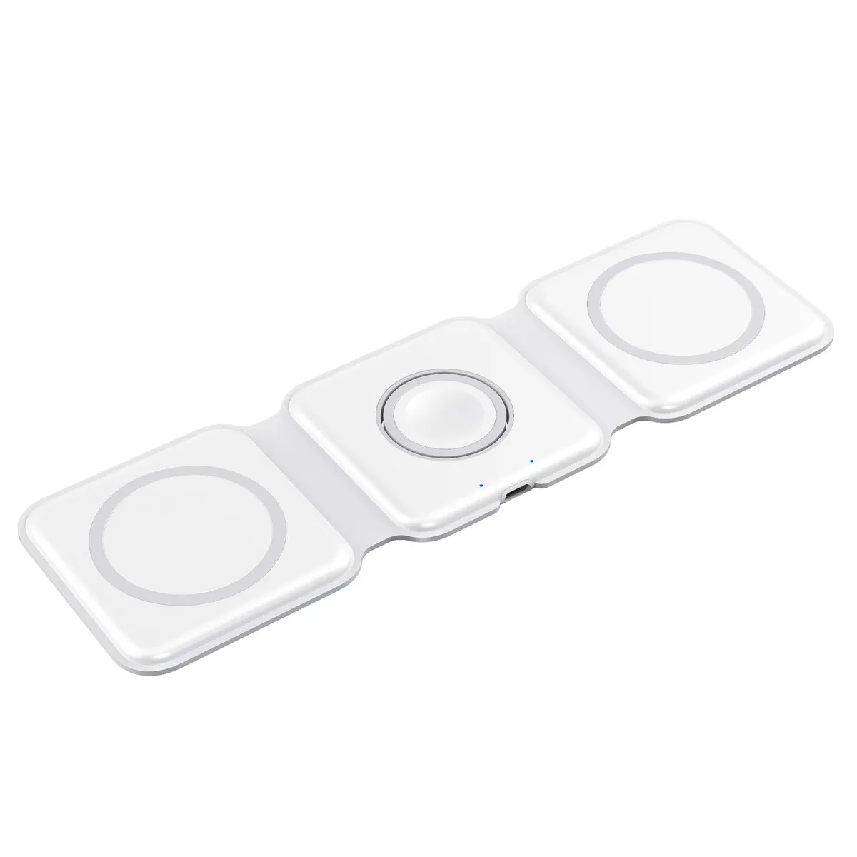 Cargador 3 en 1 Multi función de carga rápida [ iPhone 8 al 16 ] [ AirPods 2 / 3 y Pro 1 / 2 ] [ Watch 1 al 9 y SE ] - Vista 1