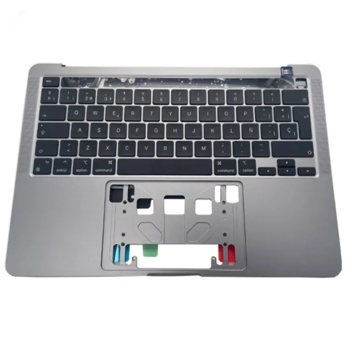 Topcase + Teclado en español [ Con Ñ ] para MacBook Pro 13' M1 / M2 Modelo A2338 [ Space Gray / Silver ] [ Nuevo / Usado ] [ Repuesto ] - Vista 1