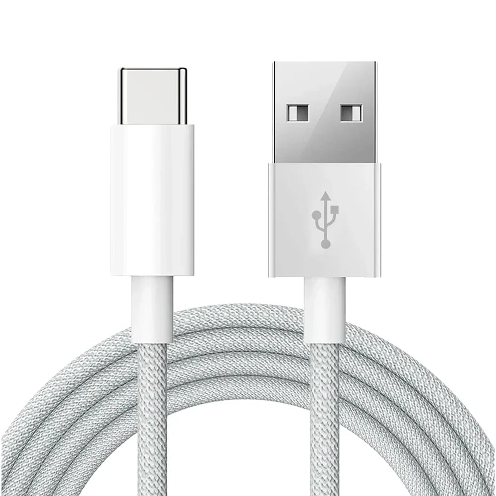 Cable de Cuerda USB-A a USB-C ideal para iPhone 15 y 16 para el Auto y iPad Pro [ 0.5M y 1M ] - Vista 1