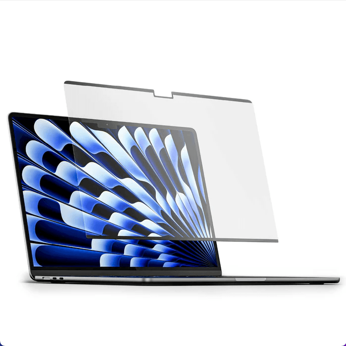 Mica de Protección Magnética para MacBook [ Ultra Fácil instalación ] Para Modelos M1 / M2 / M3 / M4 2026 [ NEO / Pro / Air / TouchBar ] [ 13', 14', 15', y 16' ] - Vista 1