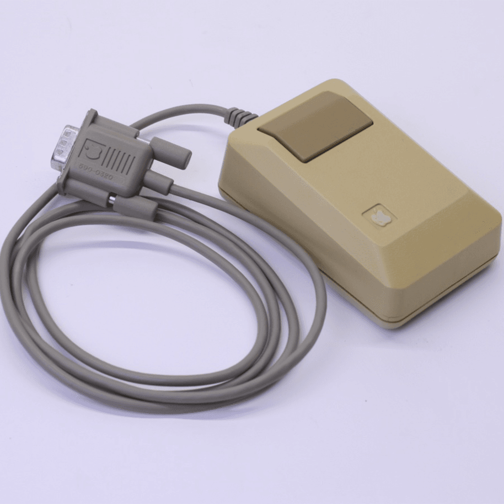 Mouse Vintage para colección Modelo M0100 de Apple II nunca usado. - Vista 1