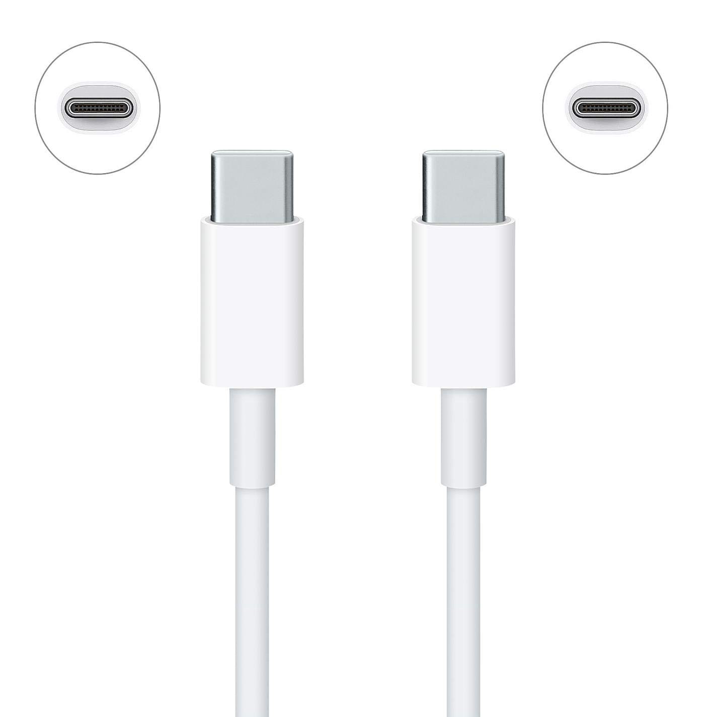 Cable de carga USB-C a USB-C Apple Original de 2 Metro [ Modelo goma ] - Vista 1