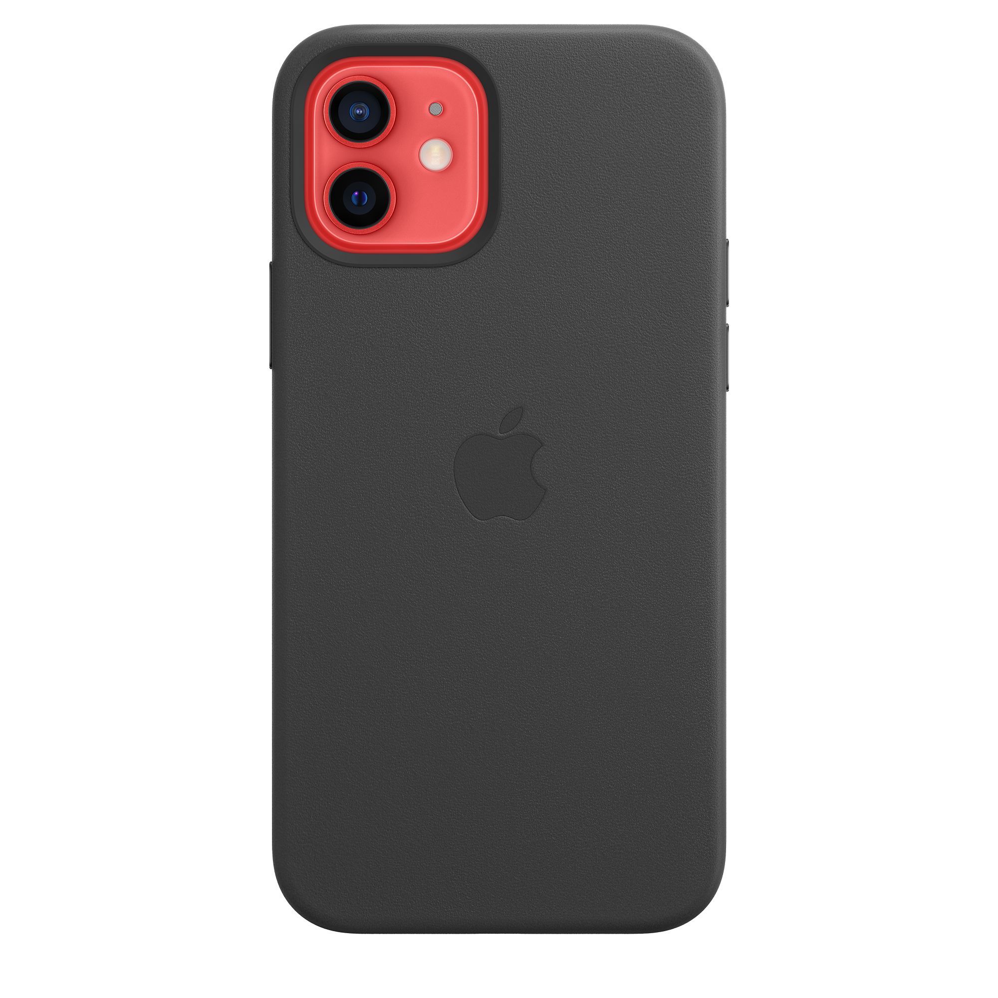 Funda de Cuero con Soporte para iPhone 12 mini - Negro